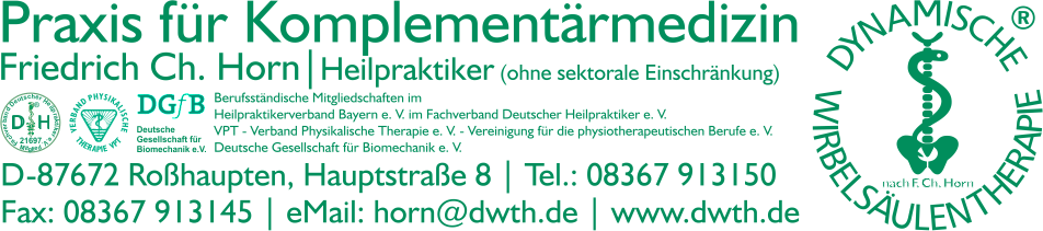 Dynamische Wirbelsäulen-Therapie© - Friedrich Ch.